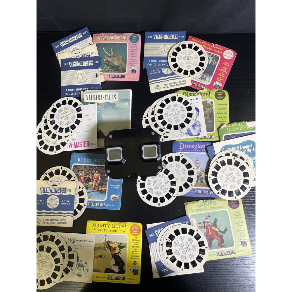 Vintage View-Master Reel Lot 26 Disney Sawyer's Viewer Rudolph